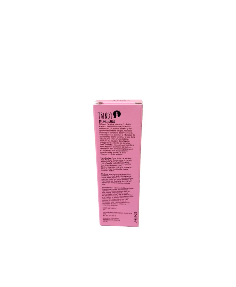 Suero de Vitamina C + Ácido Azelaico Trendy 30ml