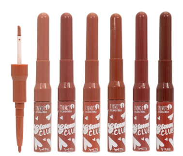 Labial Y Delineador Glam Club