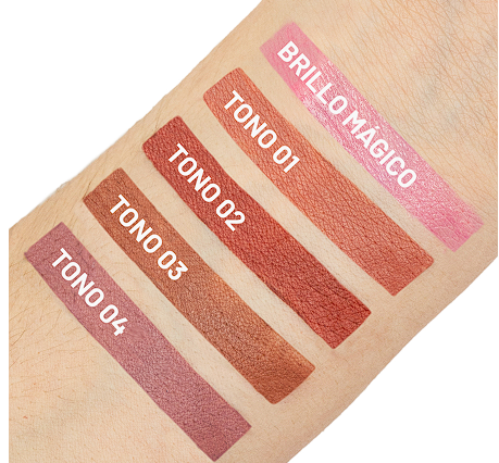Brillo Mágico Doble Con Labial 24k Trendy