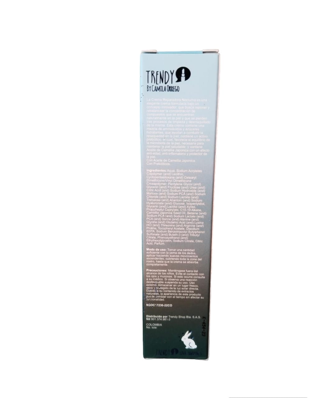 Crema Facial Reparadora Nocturna Trendy 50 ml